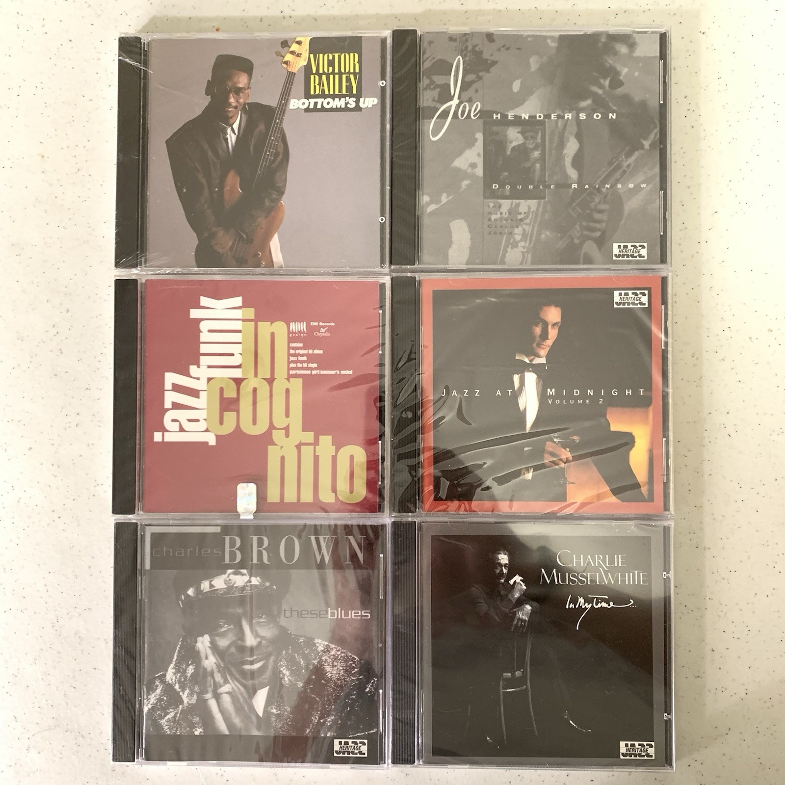 6 CD Lot Modern Jazz Fusion Blues NEW SEALED Joe Henderson Incognito Soul Funk