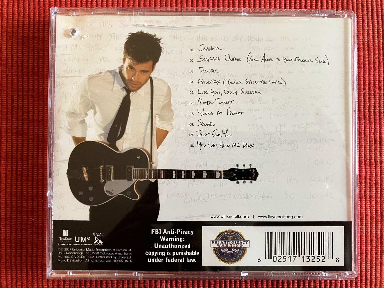 William Tell - You Can Hold Me Down (CD, 2007, New Door Records)