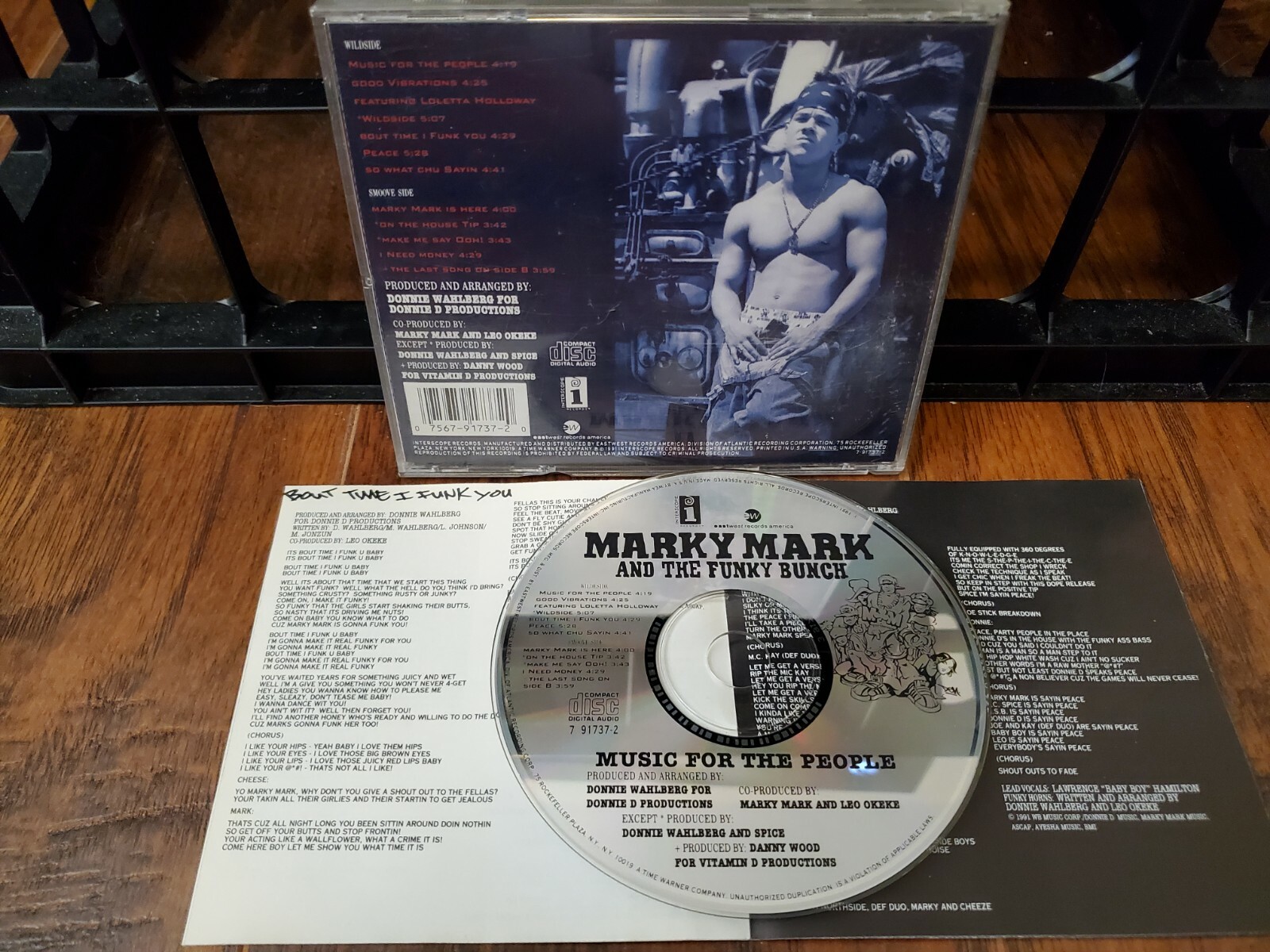Marky Mark & The Funky Bunch "Music For The People" CD, (1991), Mark Wahlberg %×