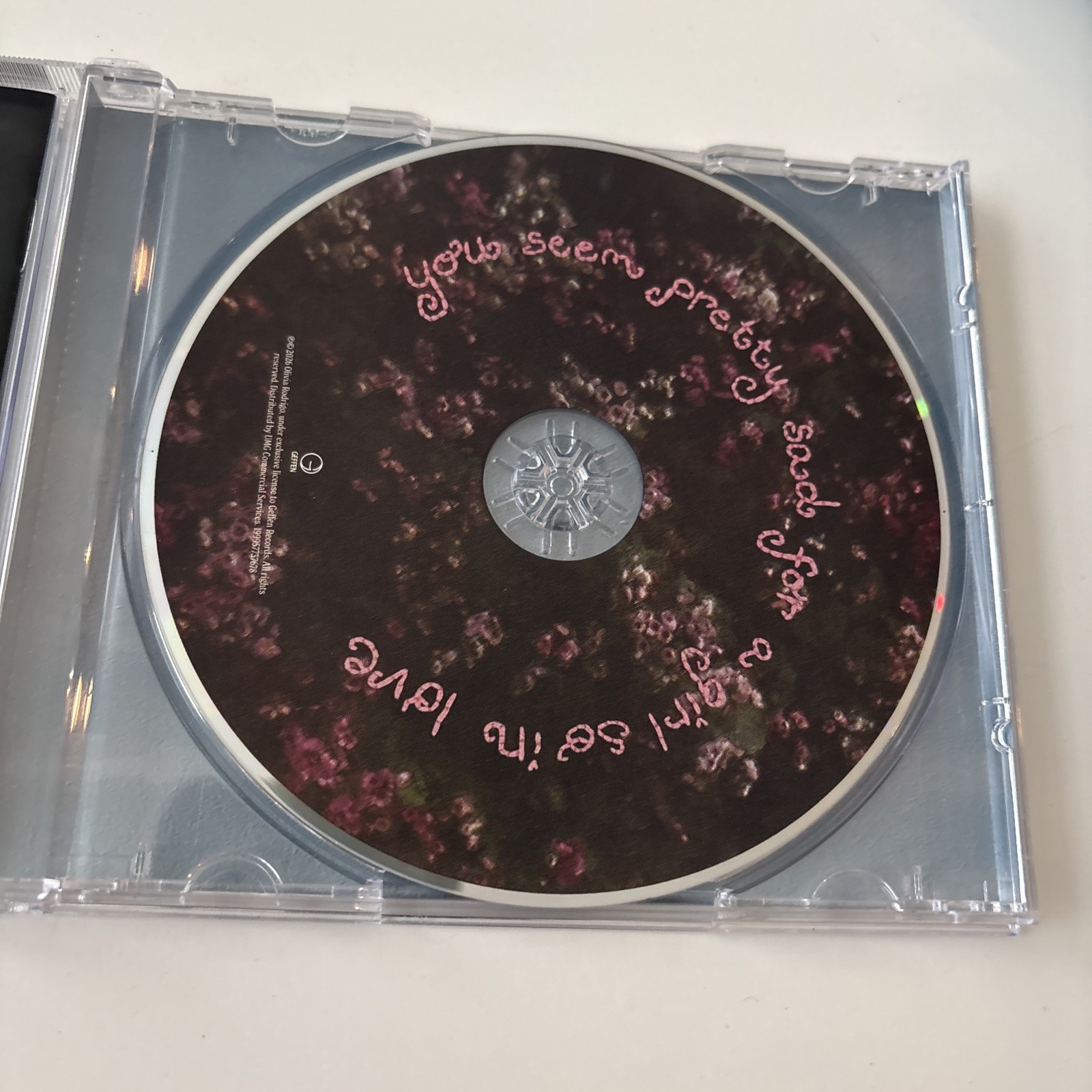 Olivia Rodrigo You Seem Pretty Sad For A Girl So In Love Signed CD Autograph NEW