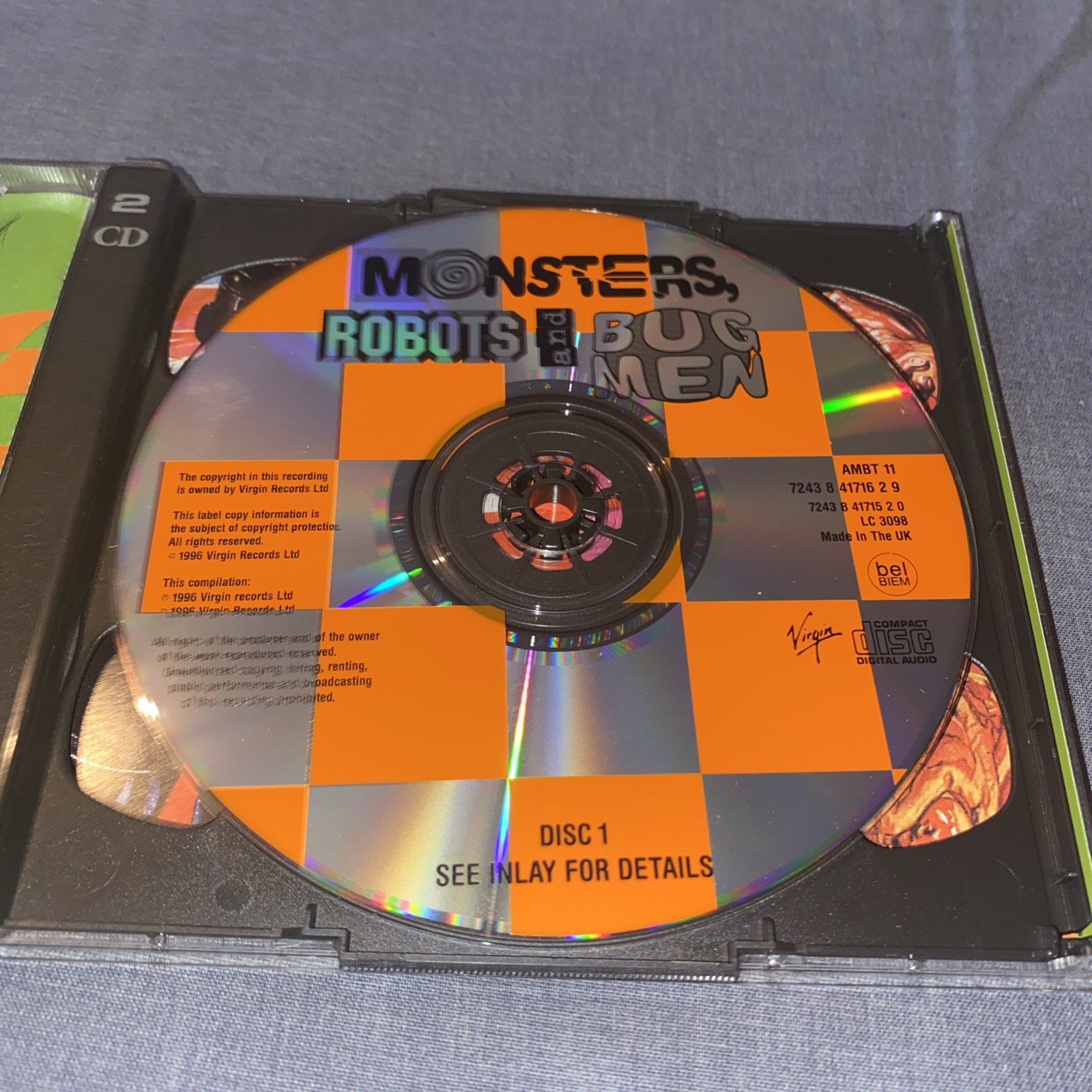 Monsters, Robots And Bug Men CD VGC A User’s Guide to the Rock Hinterland 1996
