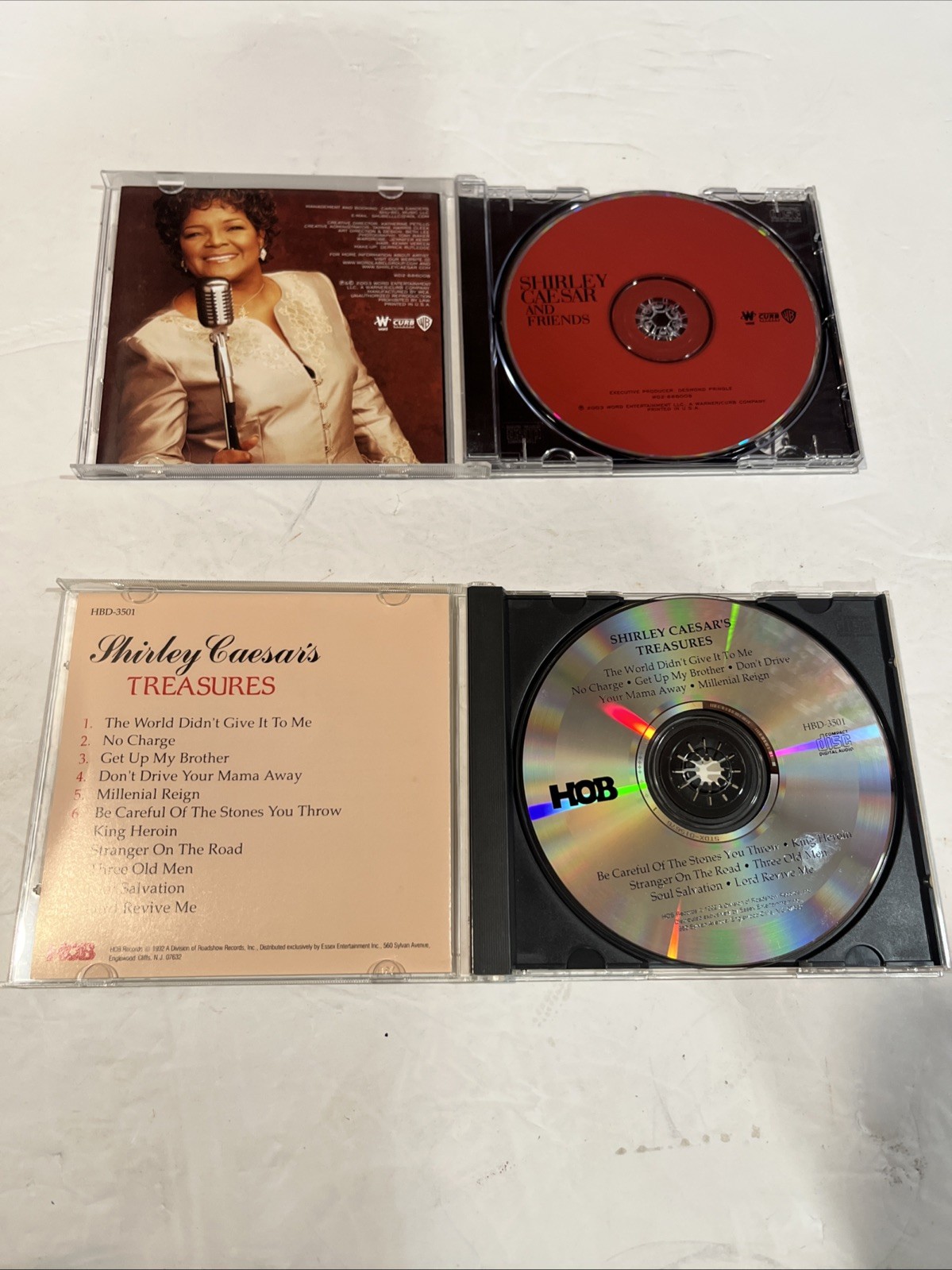 Shirley Caesar and Friends ( CD, 2003) Gospel Music Album Cd 3C3 & Treasure Cd