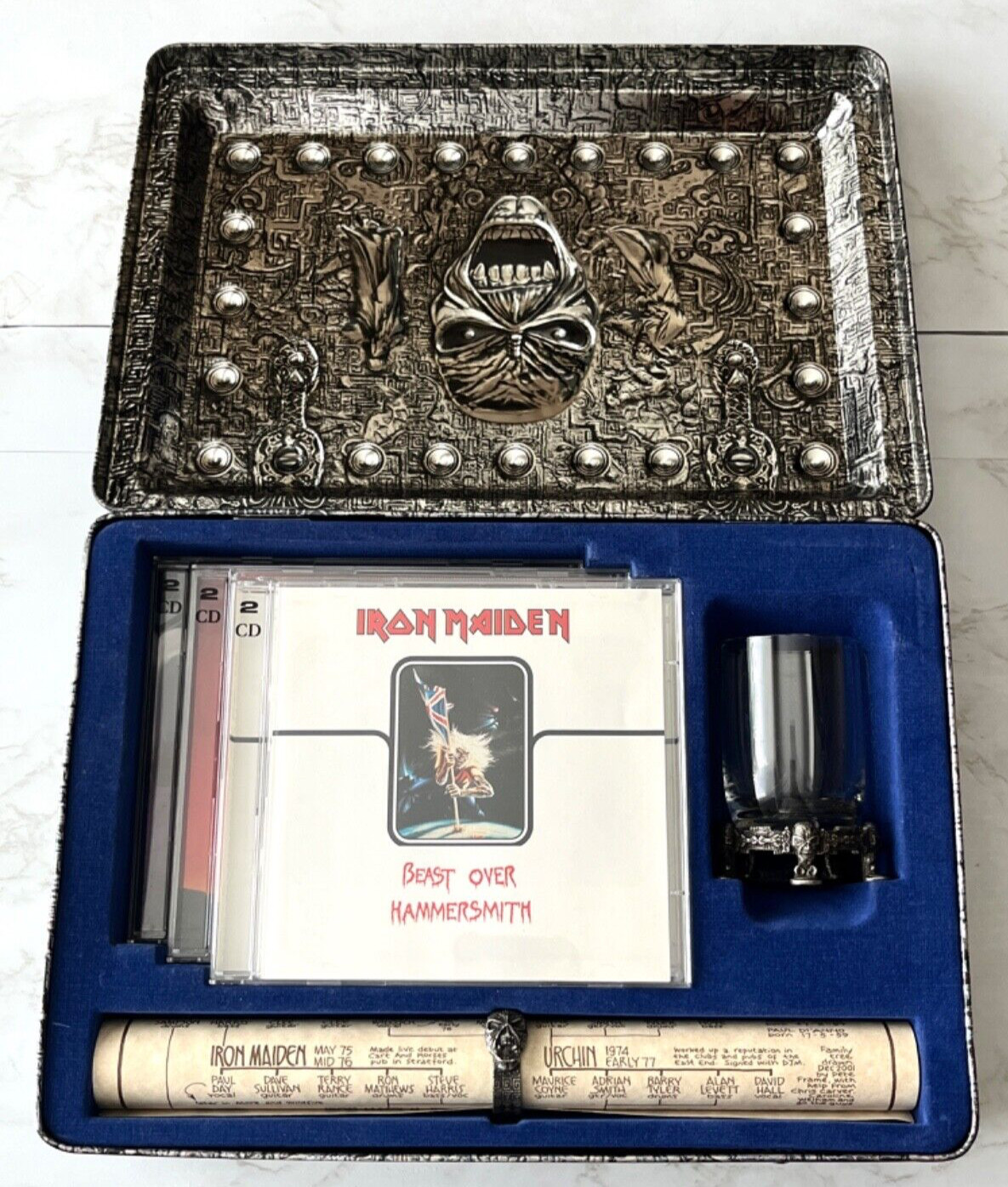 Iron Maiden Eddie's Archive 6 CD 🚨LIMITED ED. TIN BOX SET! NUMBERED!🚨RARE OOP