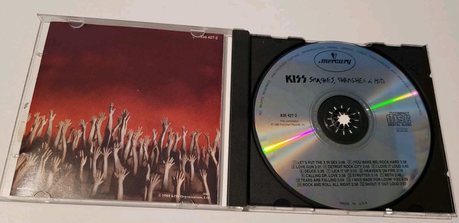 Smashes Thrashes & Hits by Kiss (CD, 1990)