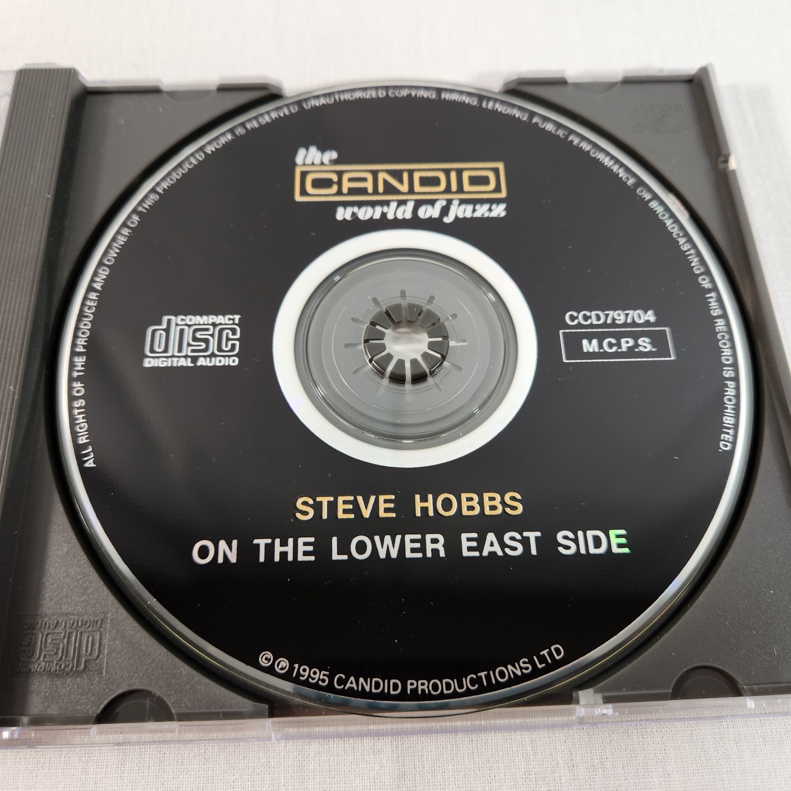 Steve Hobbs Kenny Barron On the Lower East Side (CD 1995) Vibraphone Jazz NM