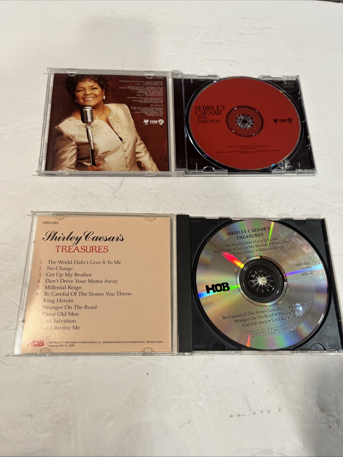 Shirley Caesar and Friends ( CD, 2003) Gospel Music Album Cd 3C3 & Treasure Cd