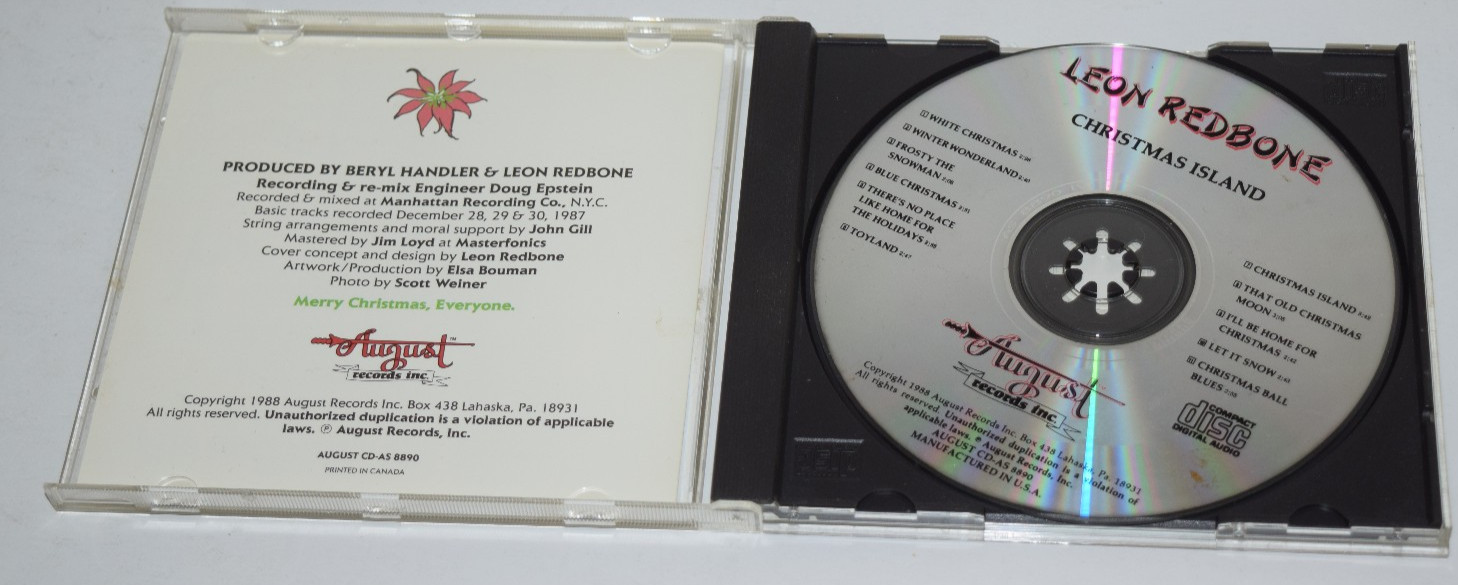 Christmas Island Leon Redbone - (Original Cover, 1988 August Records Edition CD)