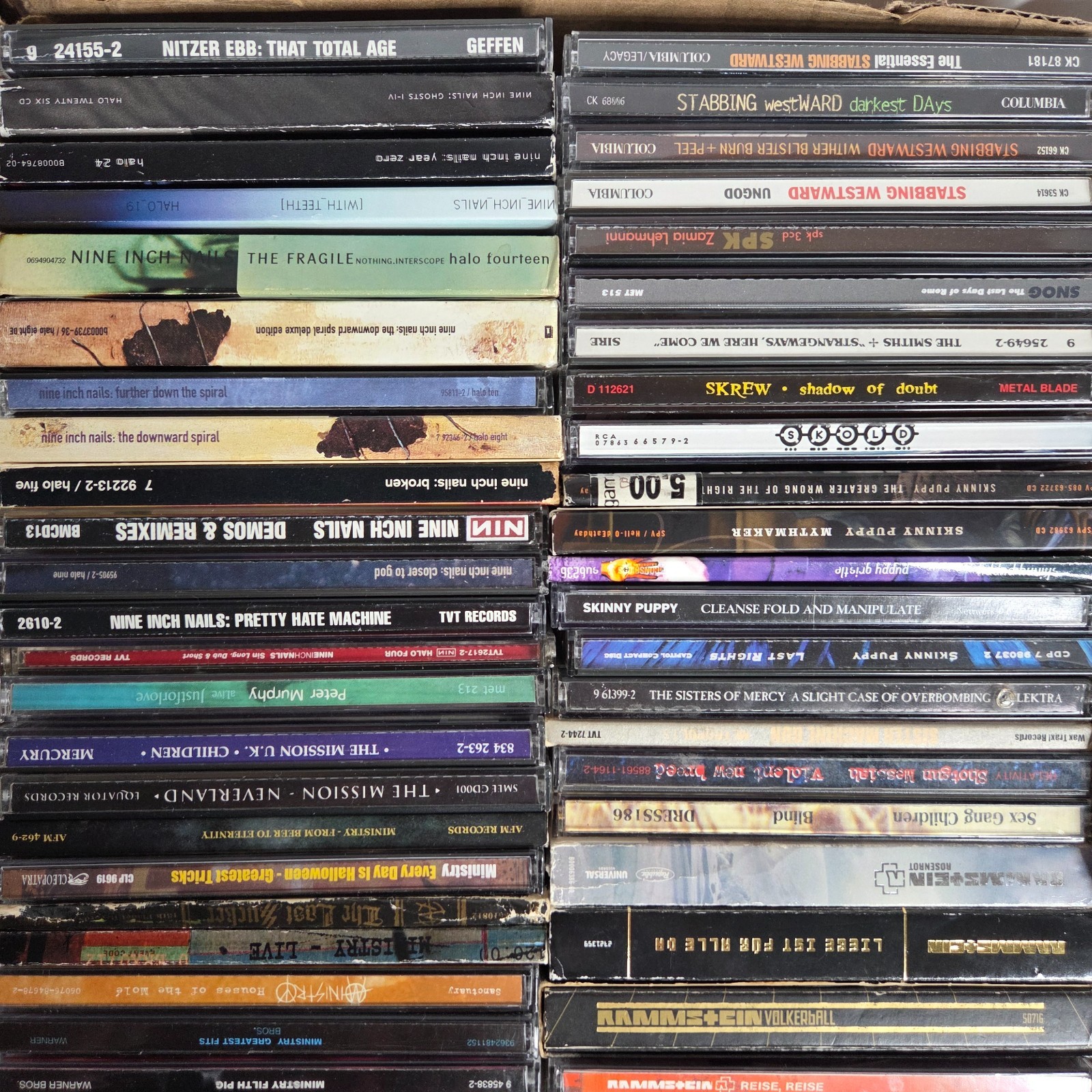 A-Z Gothic Industrial Metal Post-Punk EBM Electro CD Build A Lot TESTED