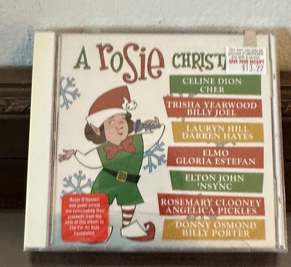 A Rosie Christmas - SEALED CD By Rosie O'Donnell - Cher Celine Dion Billy Joel+
