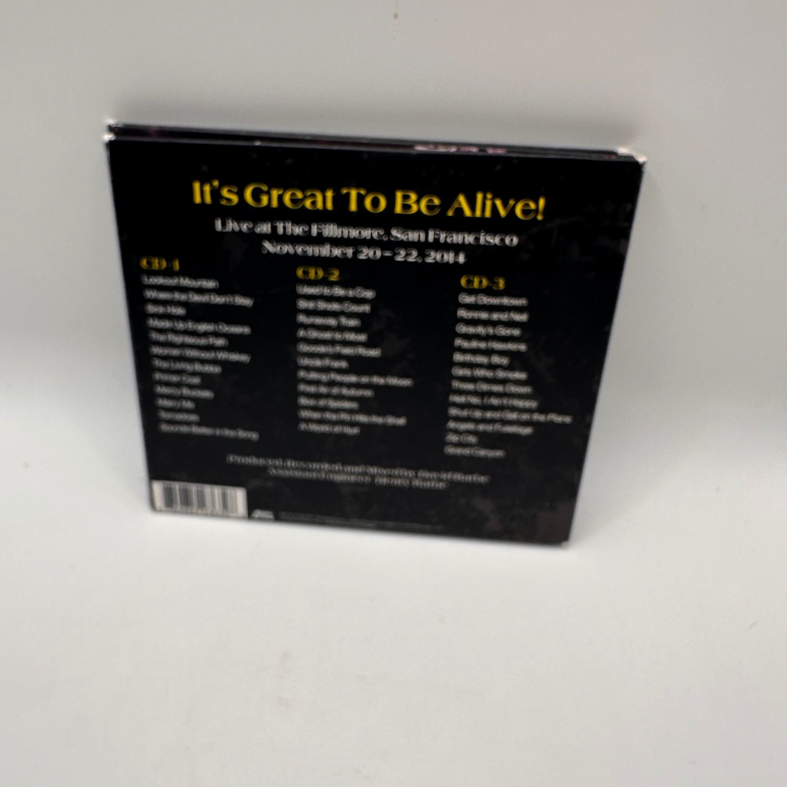 Drive-By Truckers It's Great To Be Alive! 3CD Live at The Fillmore San Francisco