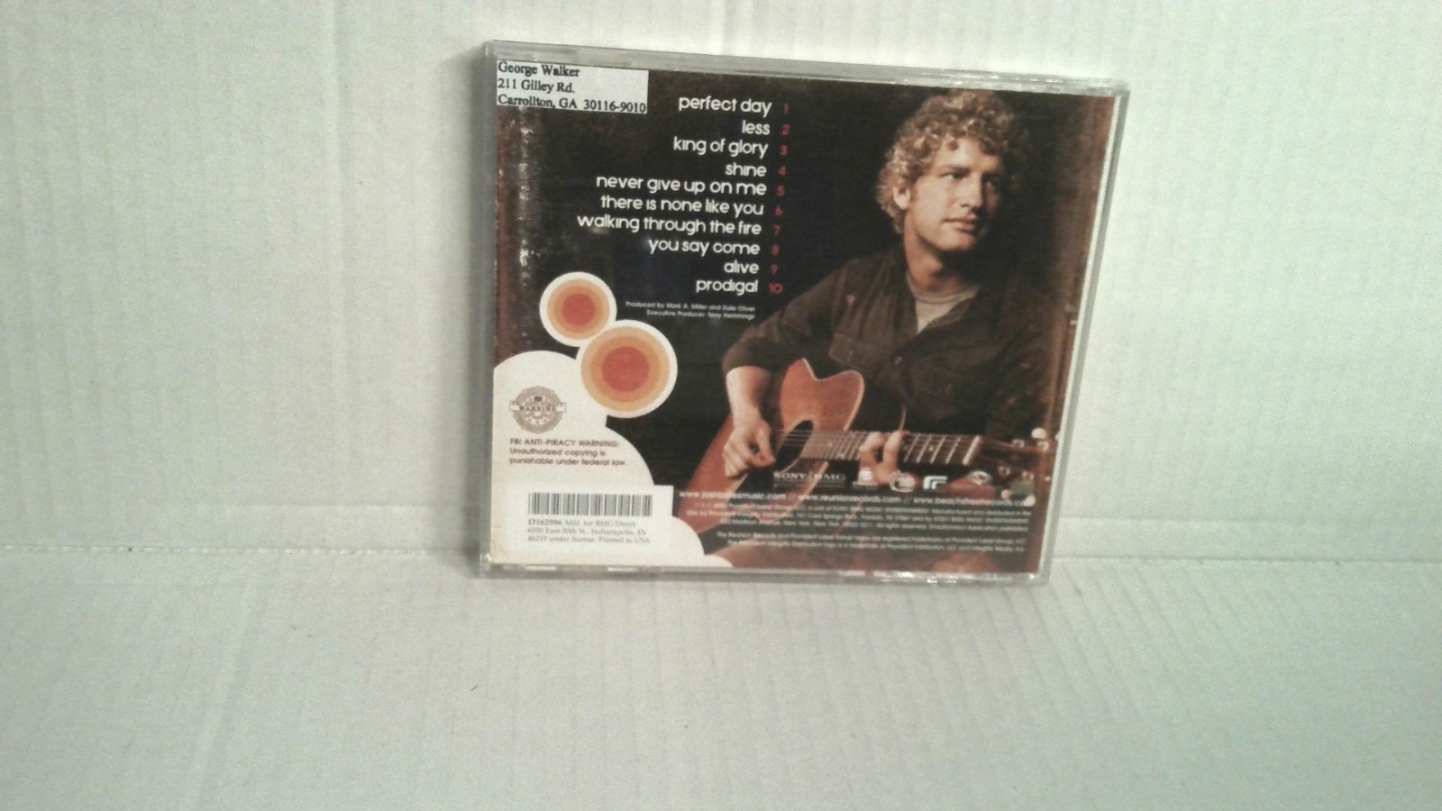 Josh Bates Perfect Day CD 2005 Provident Label Group Sony BMG