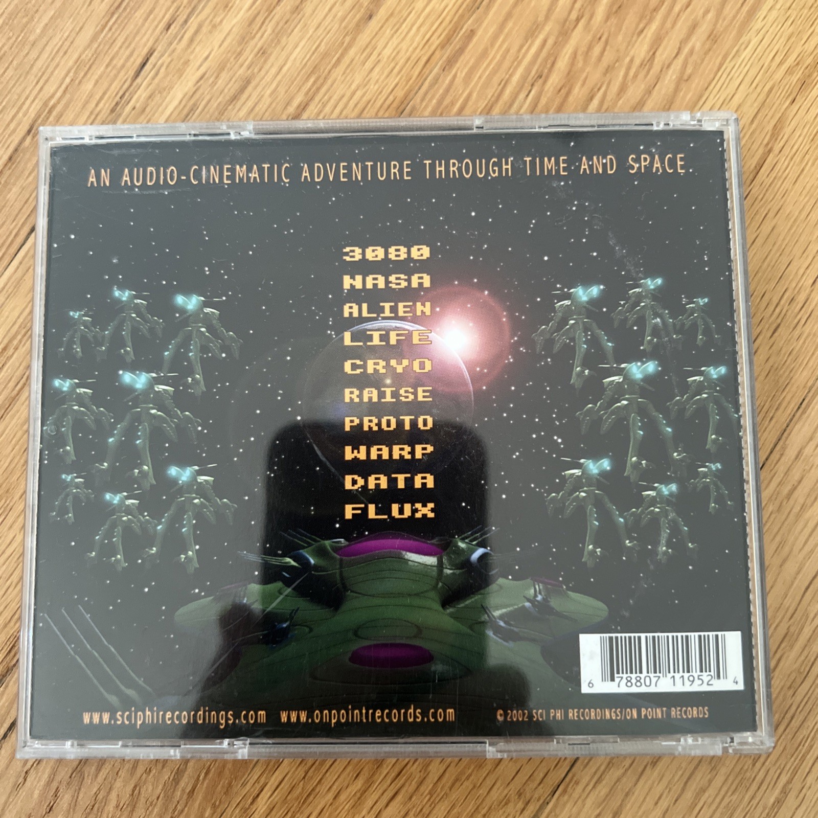 Phoenix Orion And Syndakit ‎3080 Flux / Sci Phi Recordings ‎CD