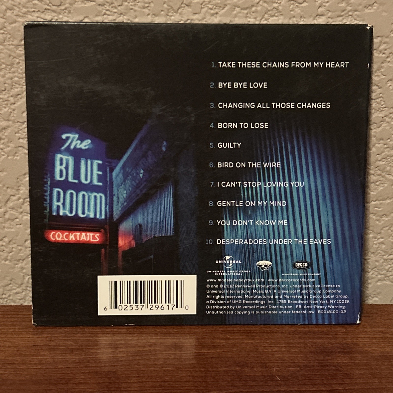 Madeleine Peyroux - The Blue Room [CD] Digipack - Decca