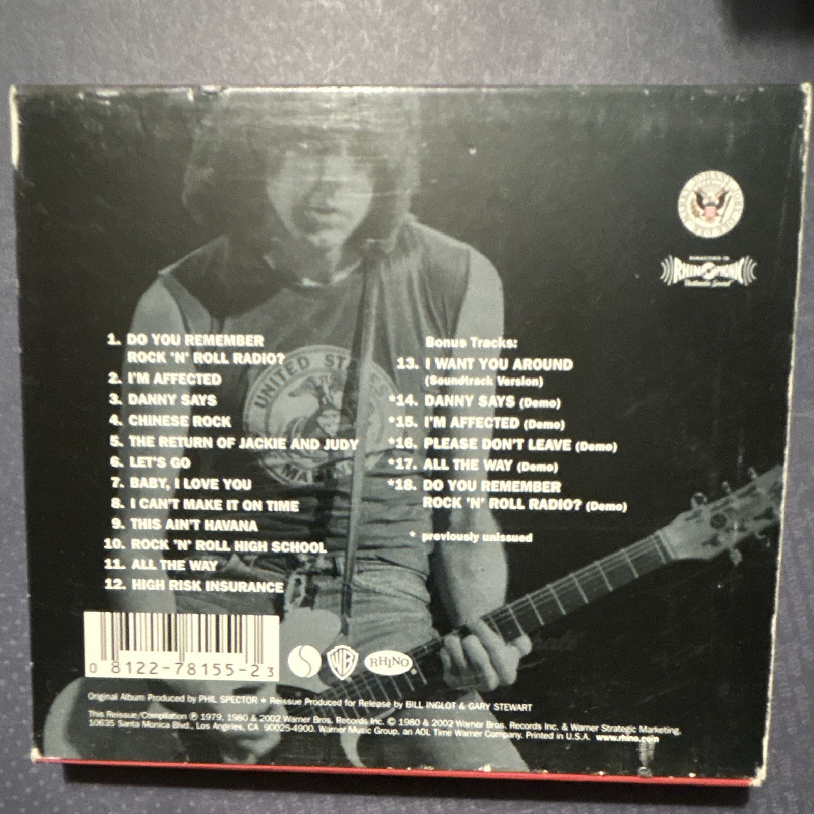 Ramones - End of the Century CD Sire Rock 2002 (with cardboard slip cover)