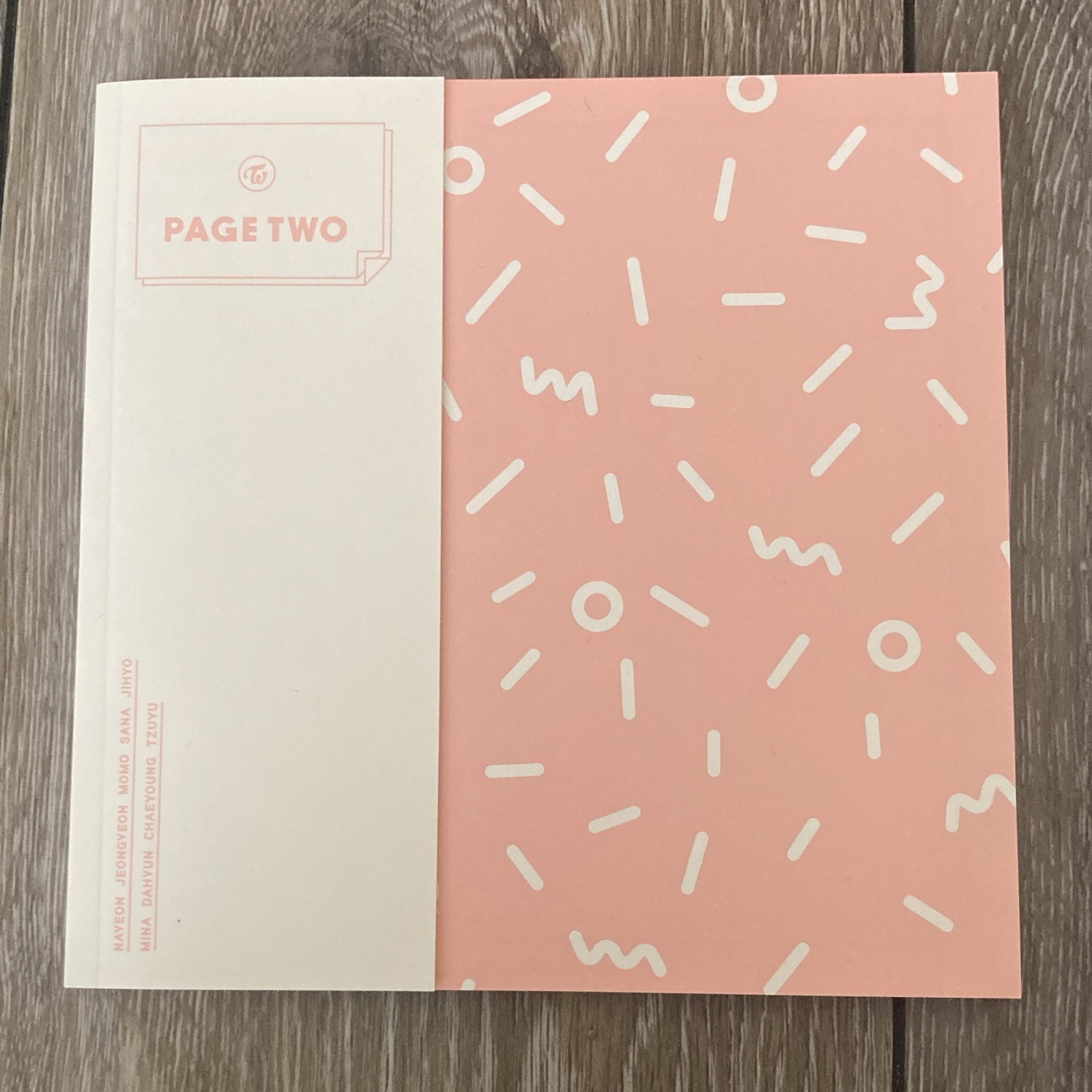 TWICE Page Two 2016 K-Pop Mini Album CD Pink Box Set (JYP Entertainment)