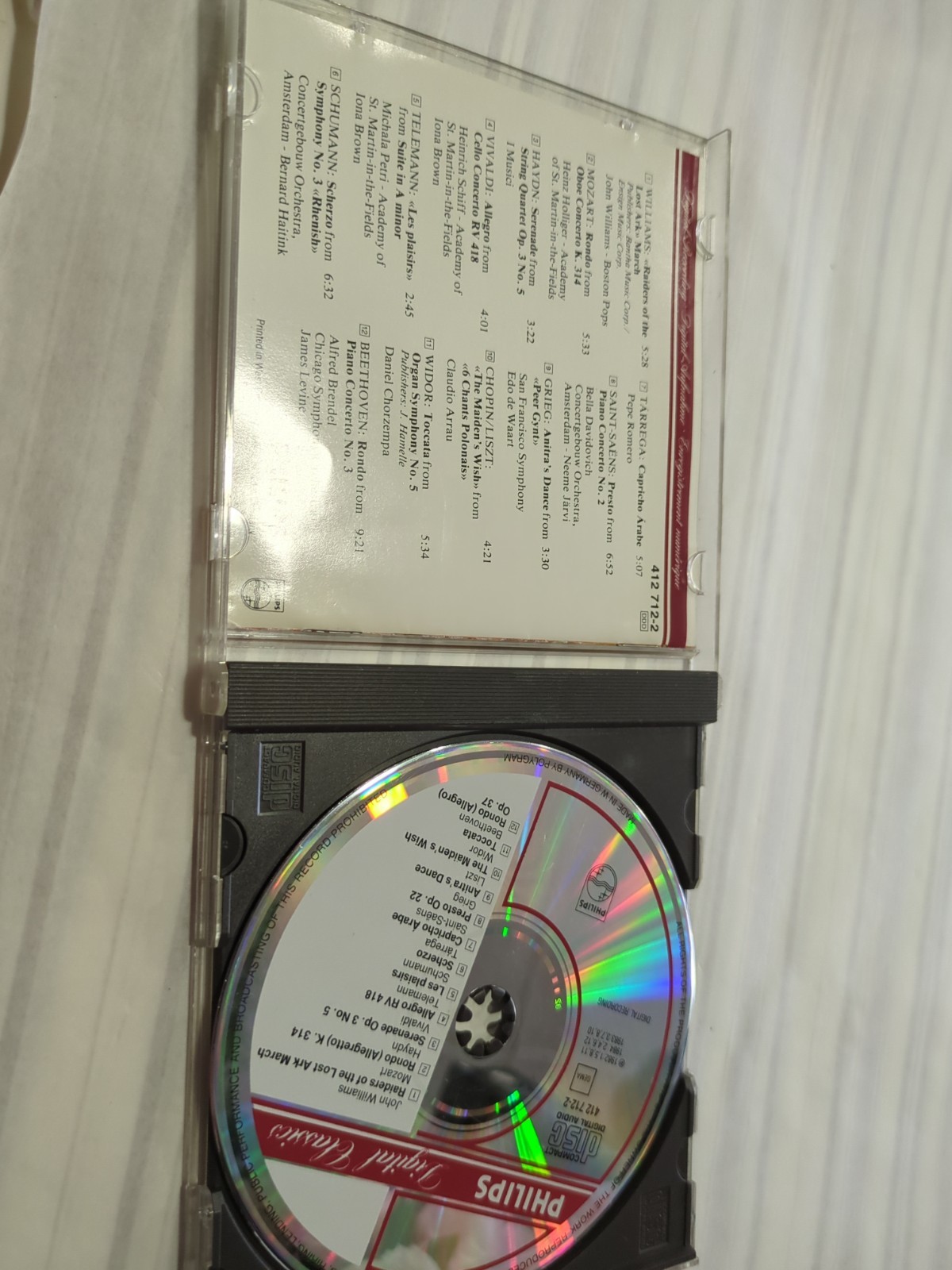 Hear The Light CD Various Artists (1984)
