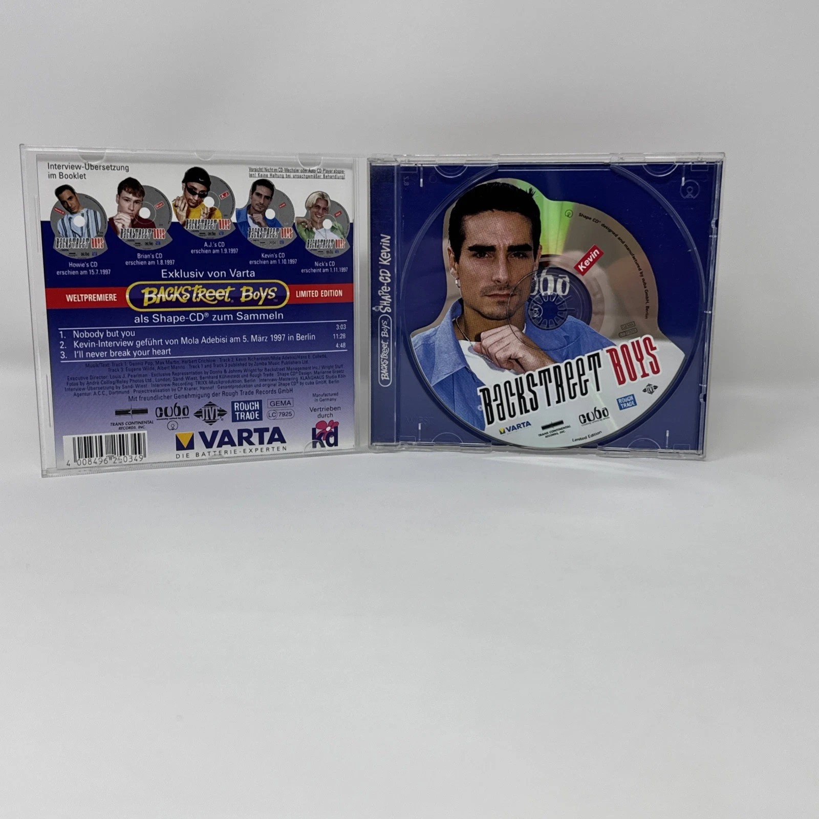 Backstreet Boys - Kevin (Shaped Disc) CD-Shape Promotional compact disc #2050397