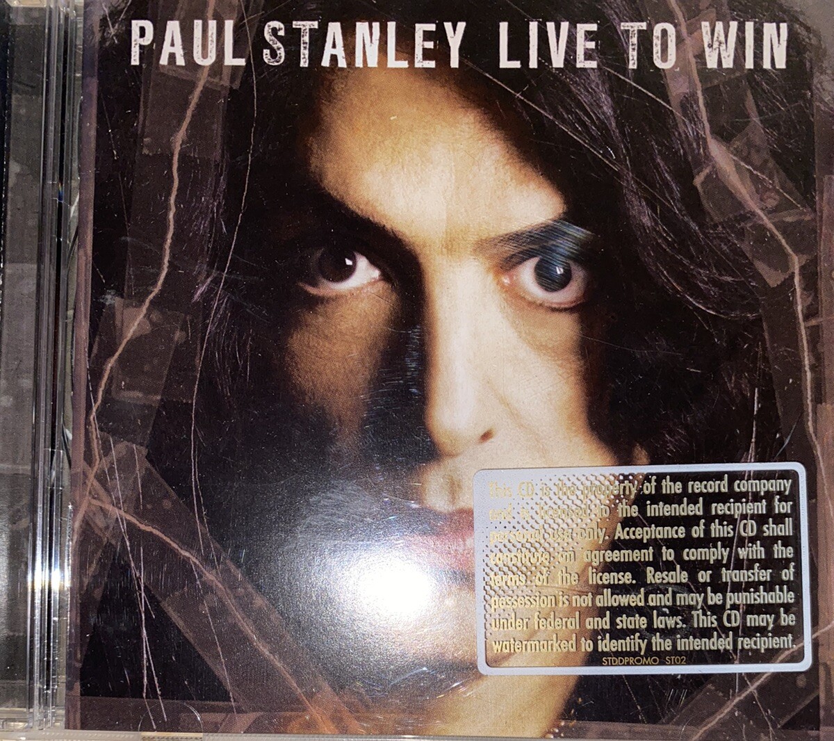 Kiss PROMO Cd Paul Stanley LIVE TO WIN Rare John 5 Bruce Kulick Desmond Child