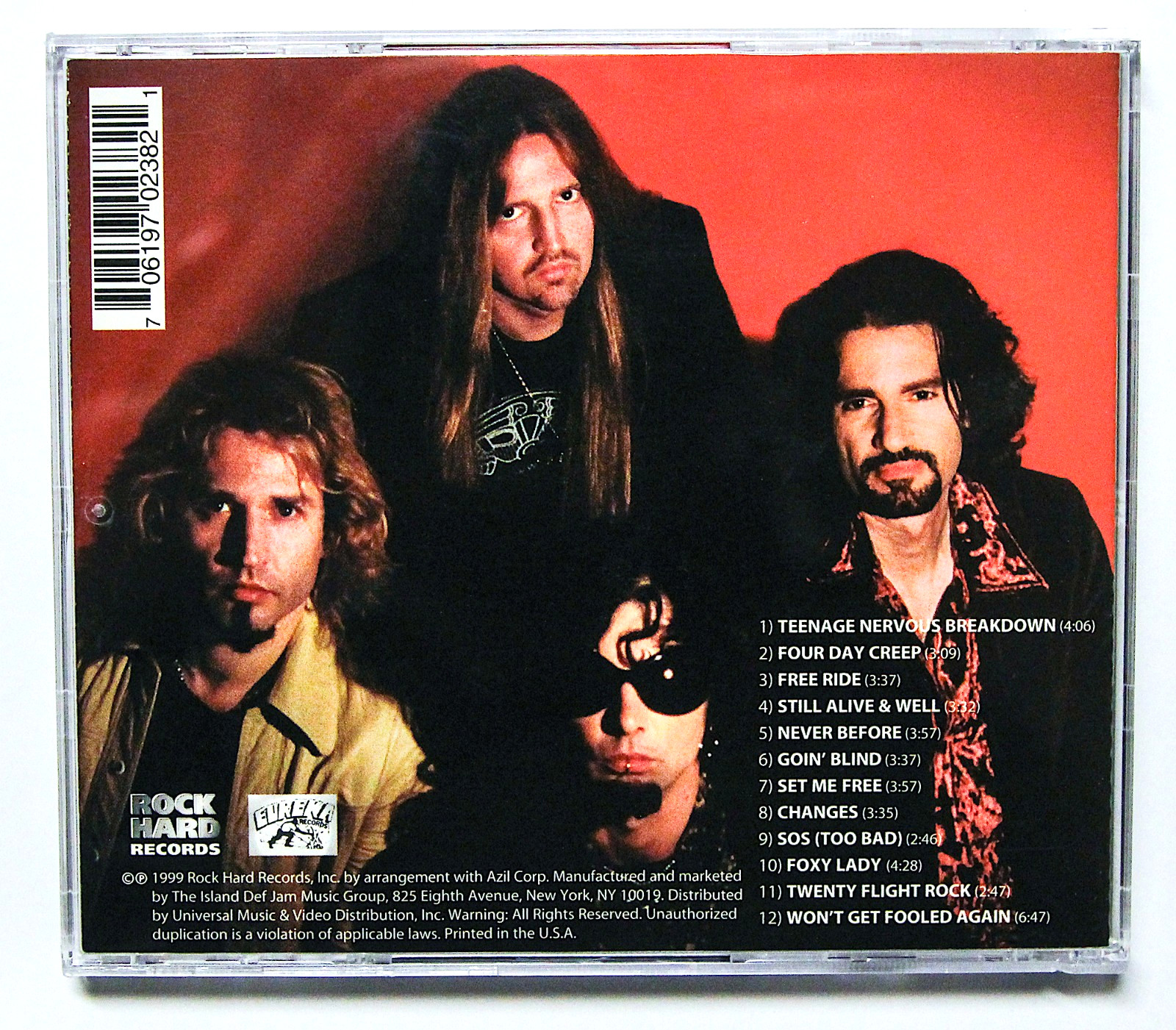 ESP (Eric Singer Project) CD 1999 Rock Hard USA *RARE* Bruce Kulick KISS