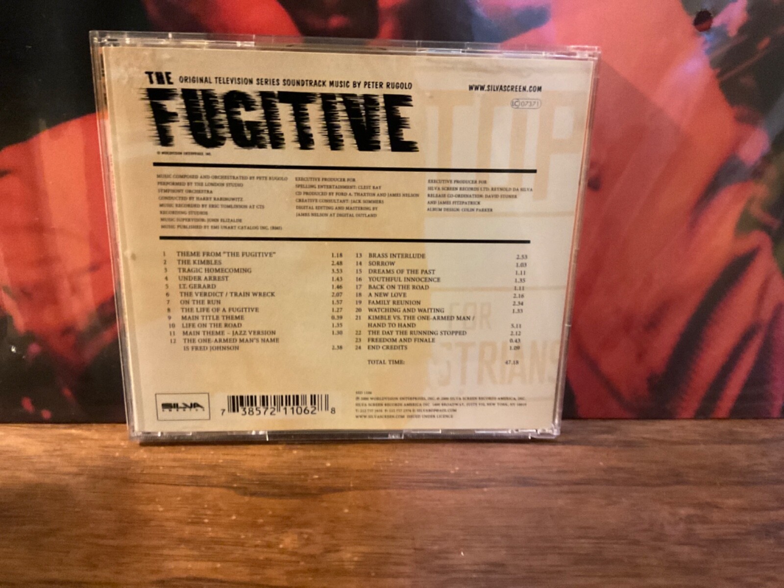 The Fugitive Original Television Series Soundtrack Peter Rugolo NM MOFI CLEANED
