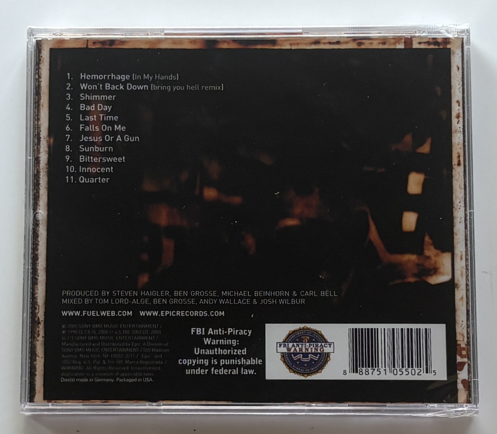Fuel - The Best of Fuel (CD, 2005, Epic) *New/Sealed*