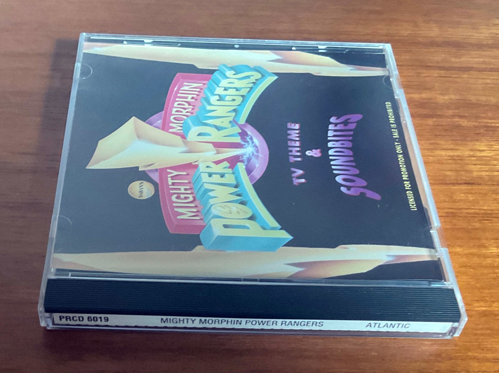 Promo Mighty Morphin Power Rangers TV Theme & Sound Bites CD 1994 PRCD 6019