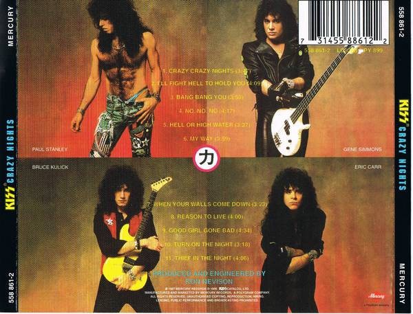 Kiss - Crazy Nights [remastered] (cd)
