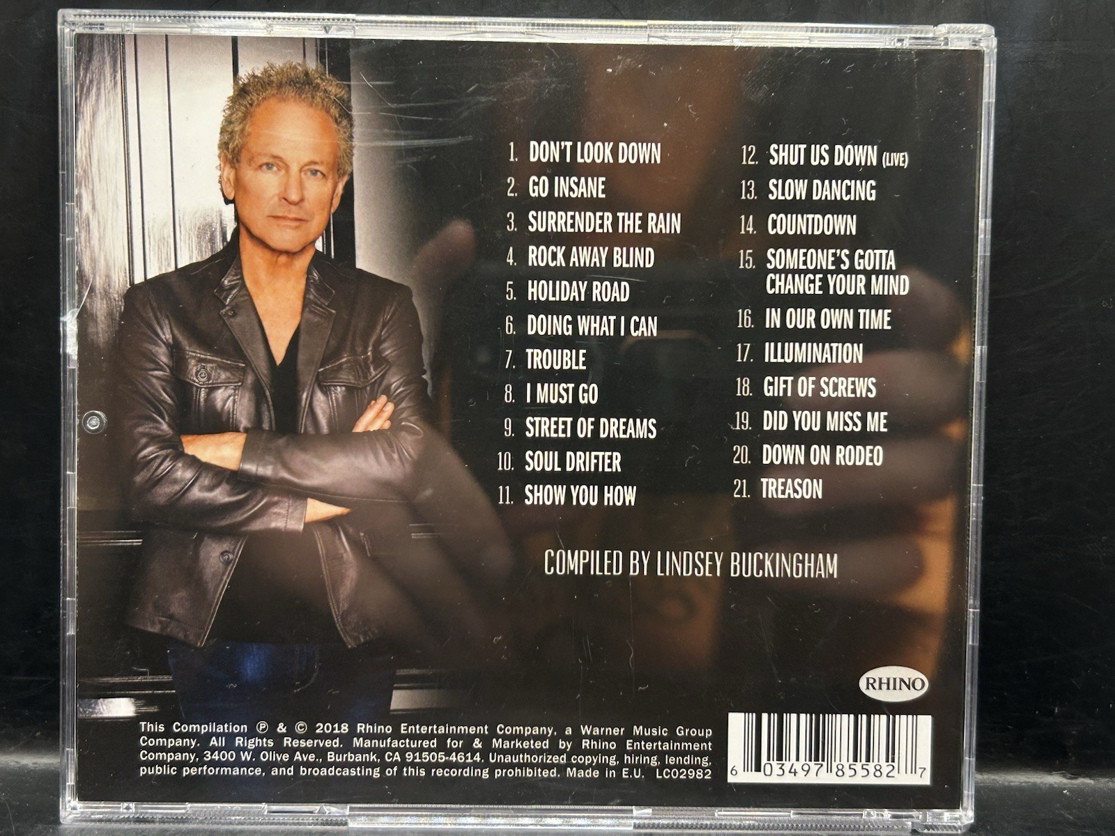 Lindsey Buckingham – “Solo Anthology: The Best Of”, Pop Rock CD, 2018, Rhino