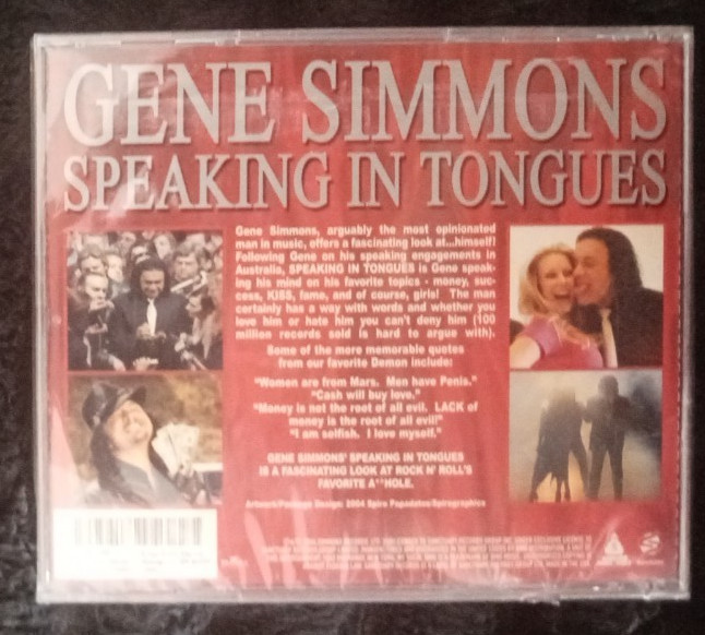 GENE SIMMONS - "SPEAKING IN TONGUES" (NEW/SEALED 2004 BMG CLUB EDITION!!) KISS