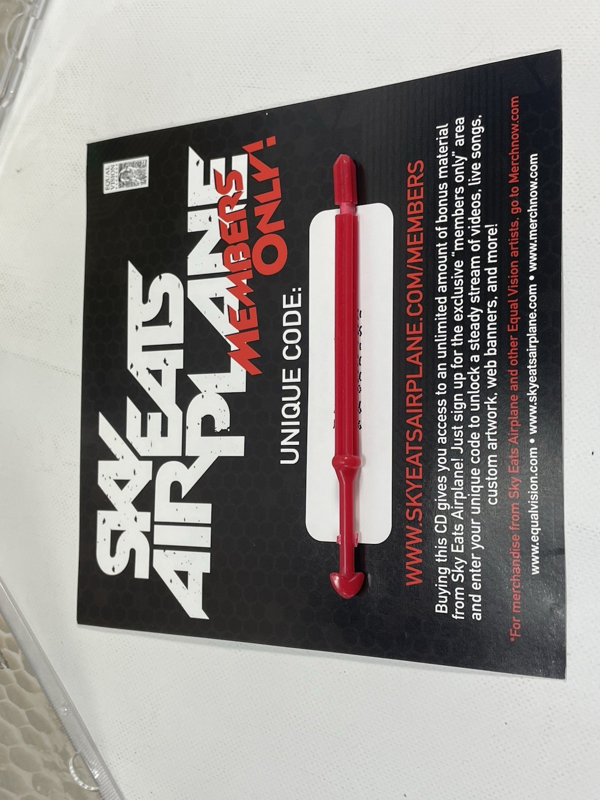 Sky Eats Airplane (Self-Titled) CD - Equal Vision Records Electronicore Hardcore