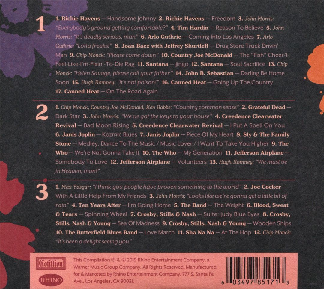 VARIOUS ARTISTS WOODSTOCK: BACK TO THE GARDEN [50TH ANNIVERSARY COLLECTION] NEW