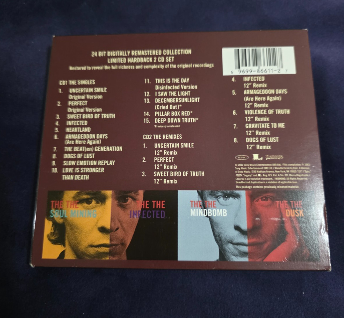 THE THE 45RPM THE SINGLES OF THE THE HARBACK EDITION CD W SLIPCASE