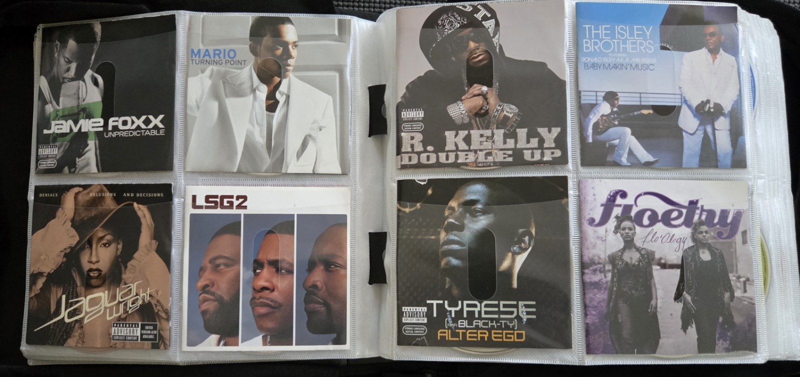 Vintage 90s/2000s Rap Hip-Hop Gangsta & Soul & R&B CDs In Binder - Some Rare