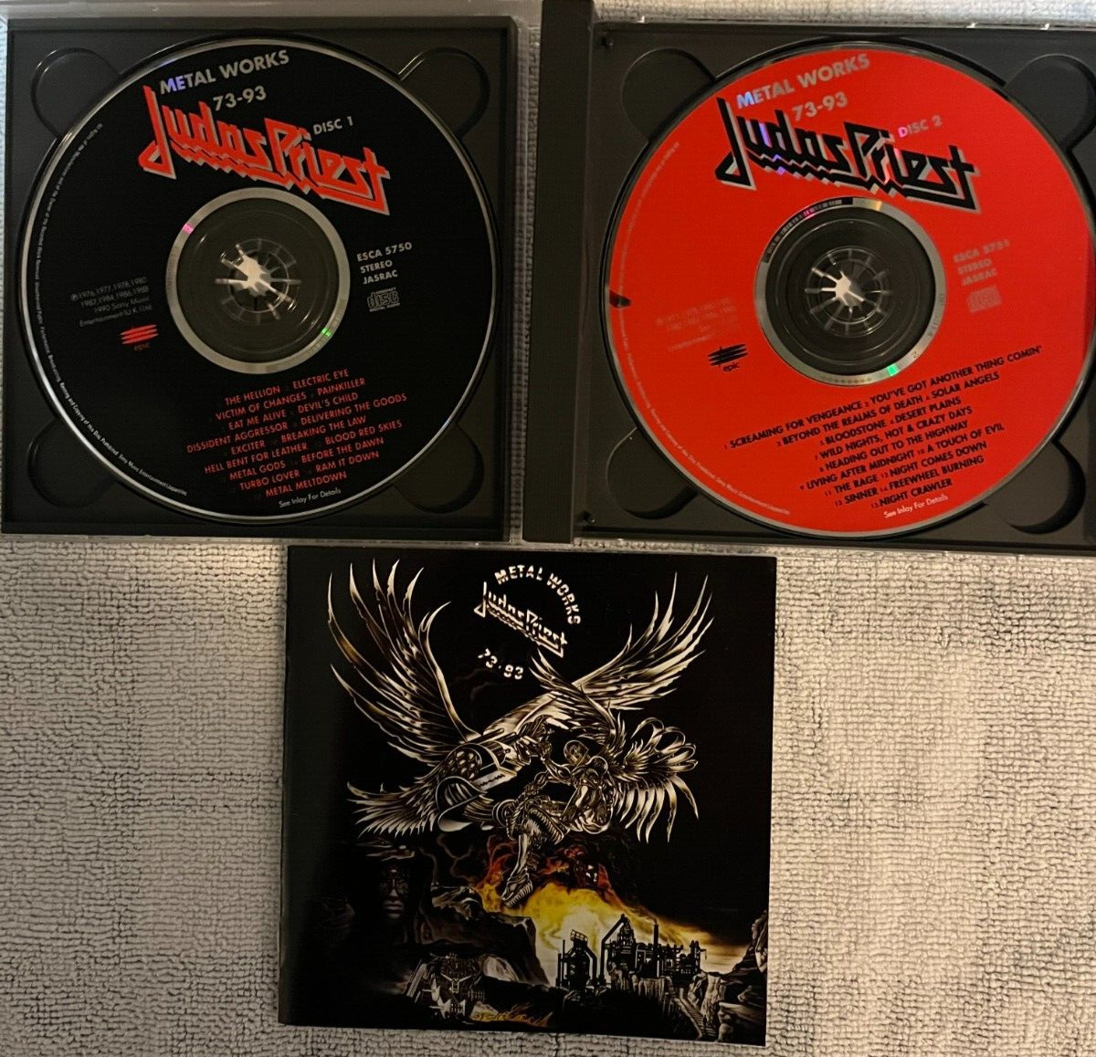 Judas Priest - Metal Works 73-93 - 2 CD set Japan Import Rare OOP Rob Halford