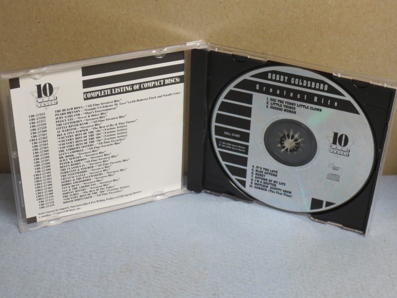 Bobby Goldsboro - Greatest Hits ( CD - 1973 / 1991 - Cema Special CDLL-57407 )