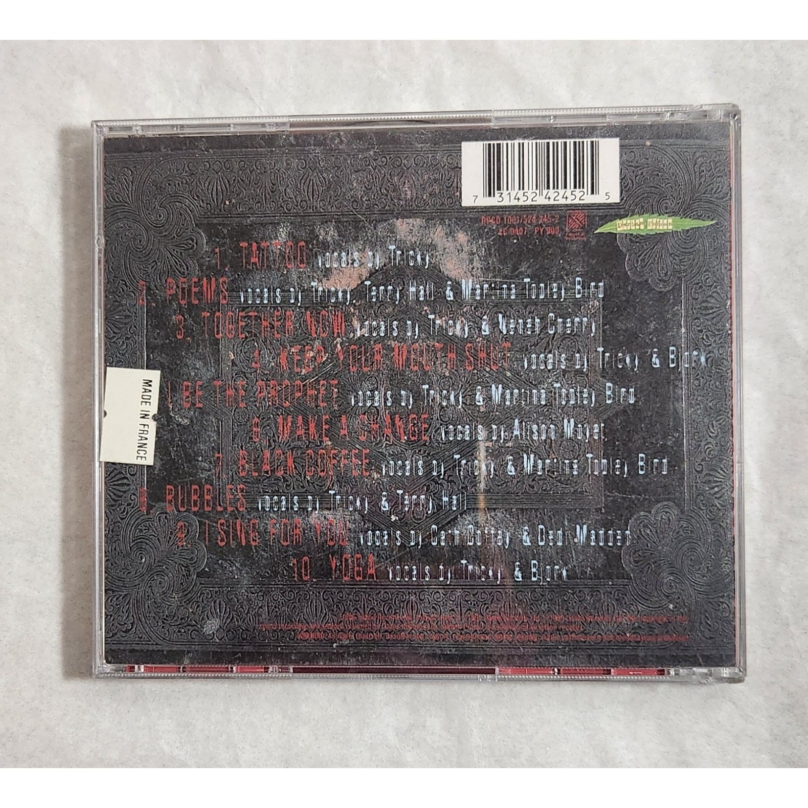 Nearly God Tested Virgin France Import Trip-Hop CD Island Records 1995 VG