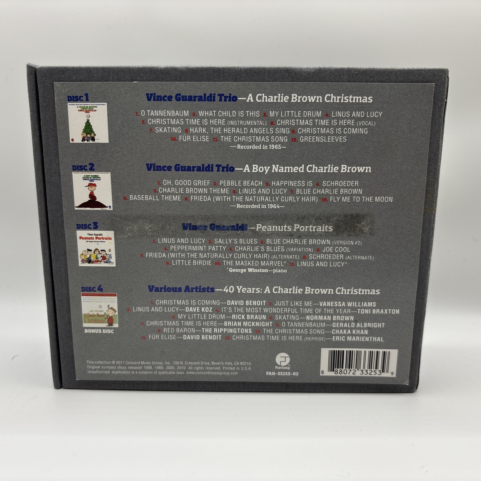 The Charlie Brown Christmas/Peanuts Collection Vince Guaraldi (4 CD Box)