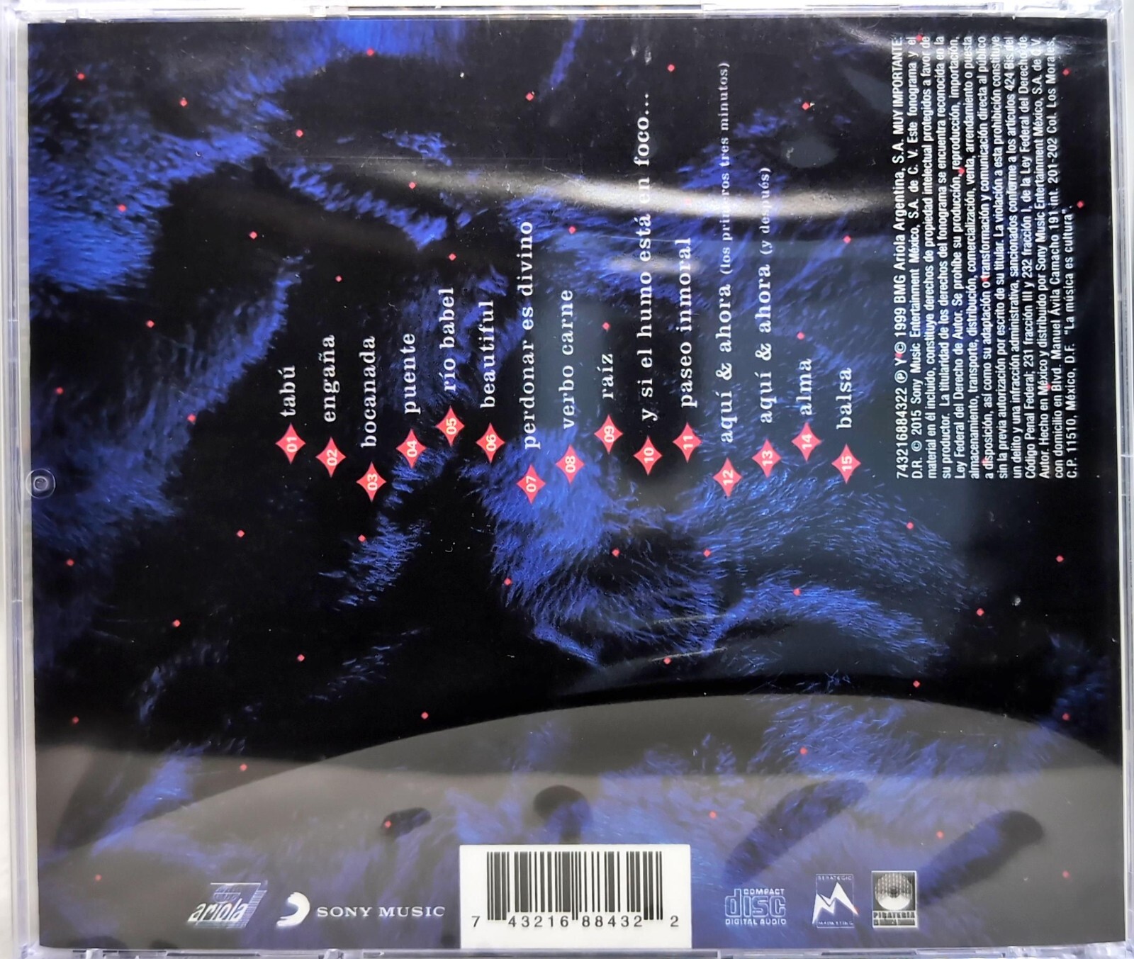 Gustavo Cerati – Bocanada (1999, CD)
