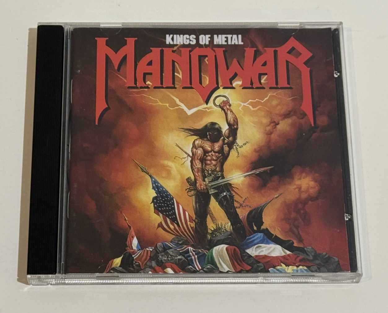 Manowar CD Lot Kings Of Metal 1988 The Triumph Of Steel 1992 Heavy Metal
