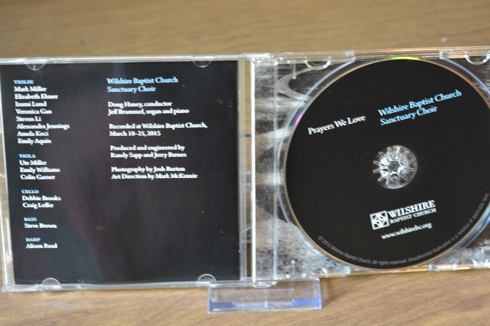 Wilshire Baptist Church Sanctuary Choir - Prayers We Love CD 2015 GOSPEL CHORAL