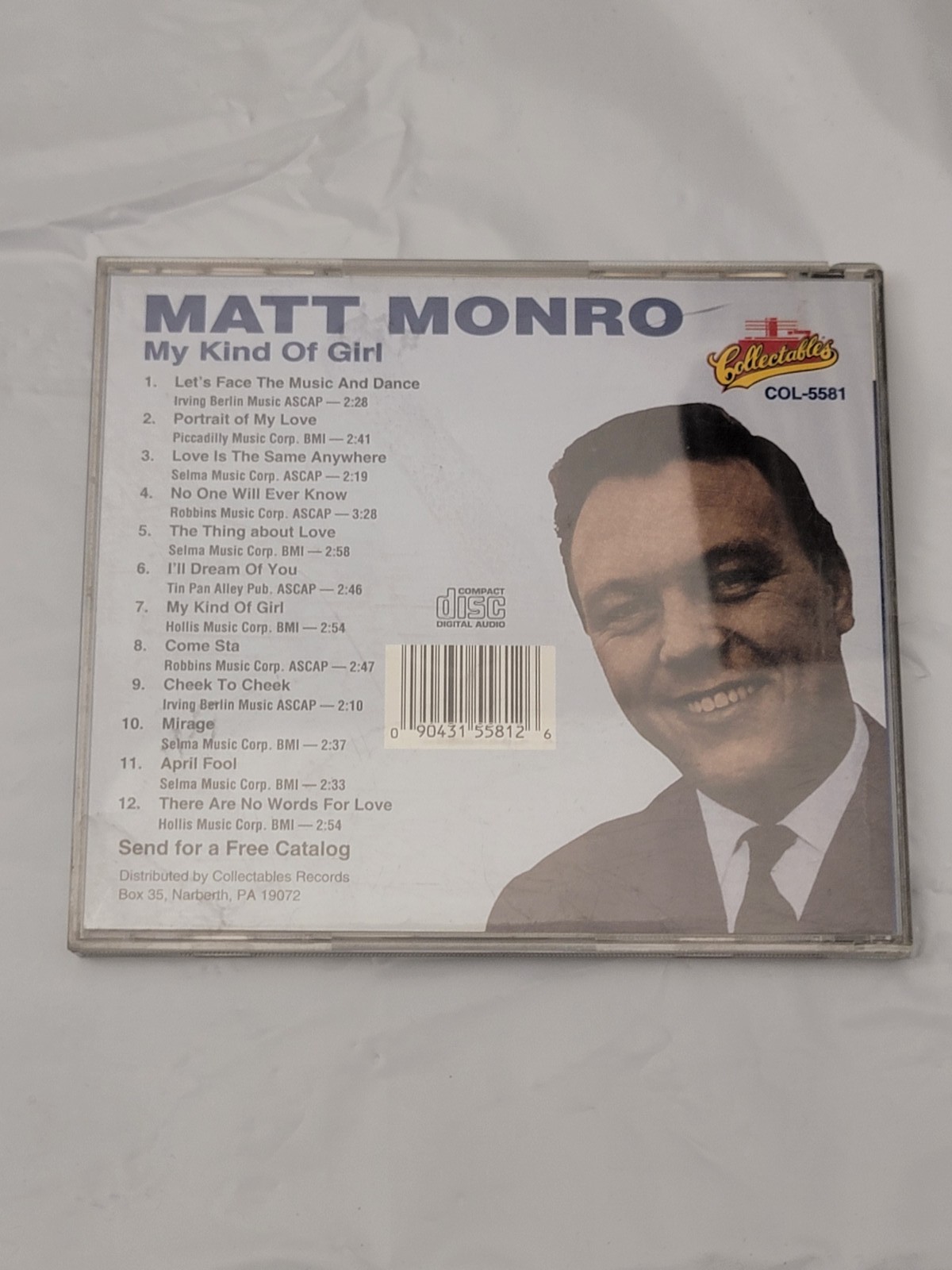 Matt Monro My Kind Of Girl Golden Classics Edition CD