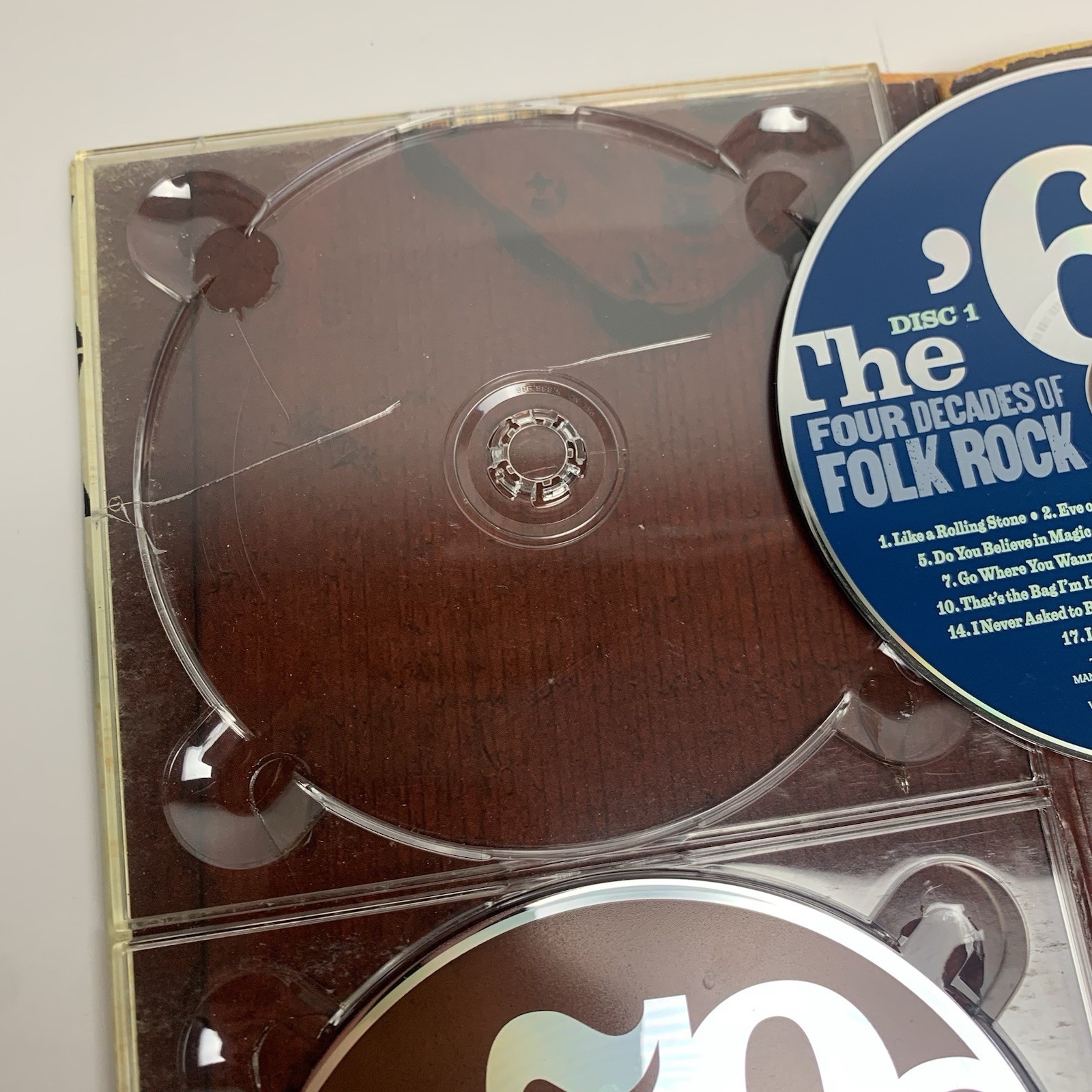 Four Decades Of Folk Rock 4 CD Box Set Time Life Compilation 60s 70s 80s 90s