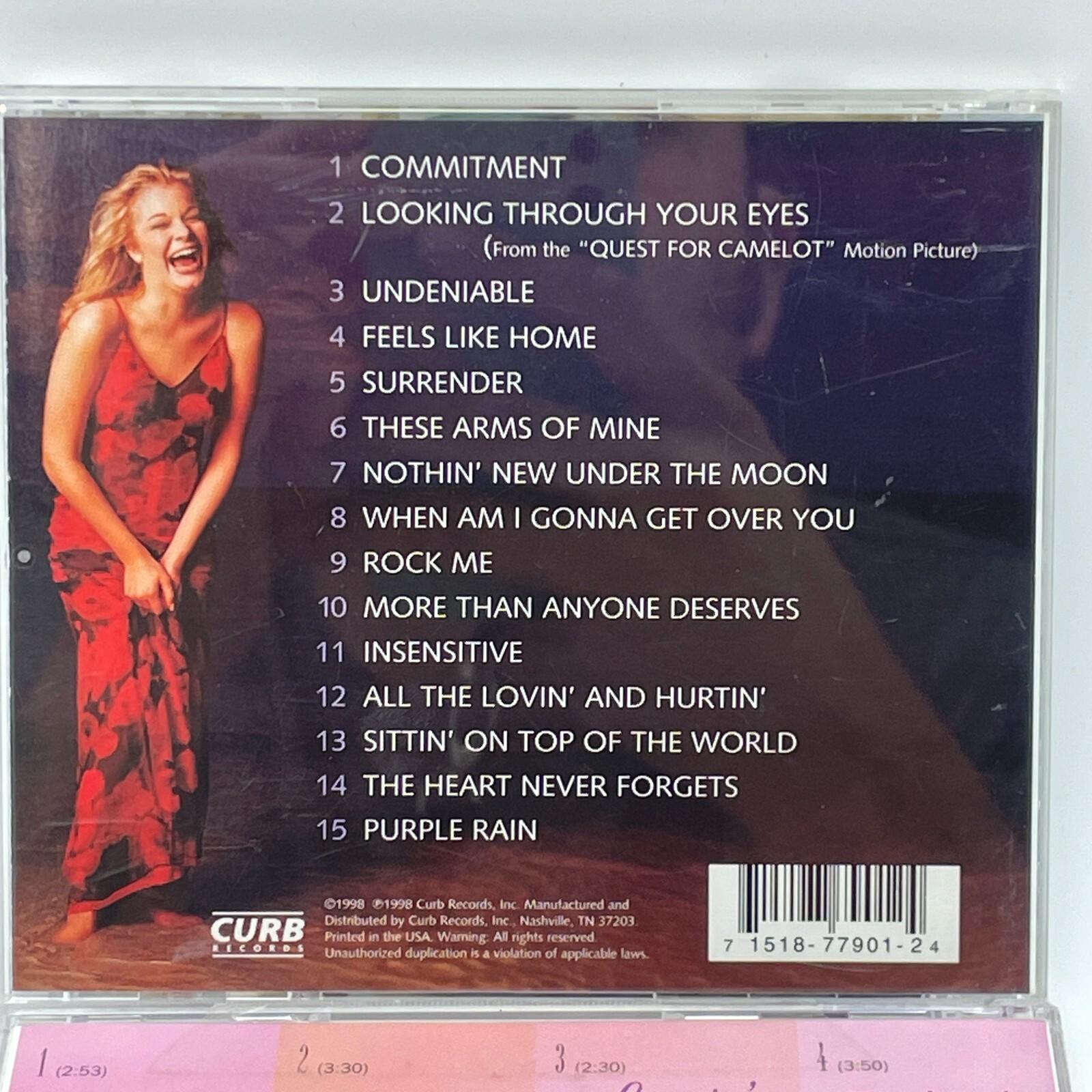 LEANN RIMES CD Lot Sittin On Top Of The World Self Titled Country Pop 2 Disc