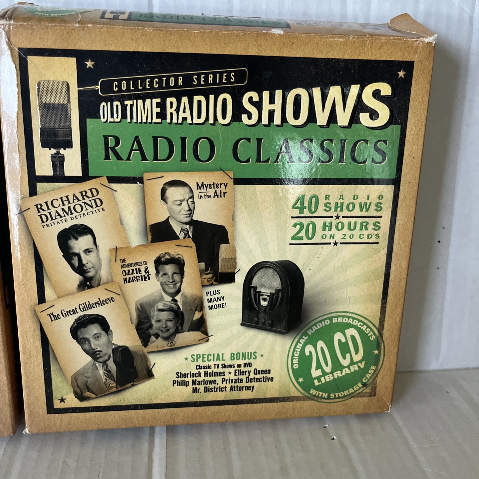 Lot Old Time Radio Shows Collector Series Fibber McGee & Radio Classics (40 CDs)