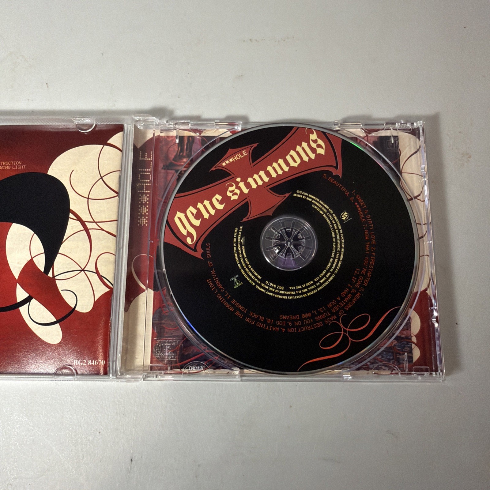 Gene Simmons - ***hole CD (CD, Jun-2004, Sanctuary (USA)) Kiss Heavy Metal