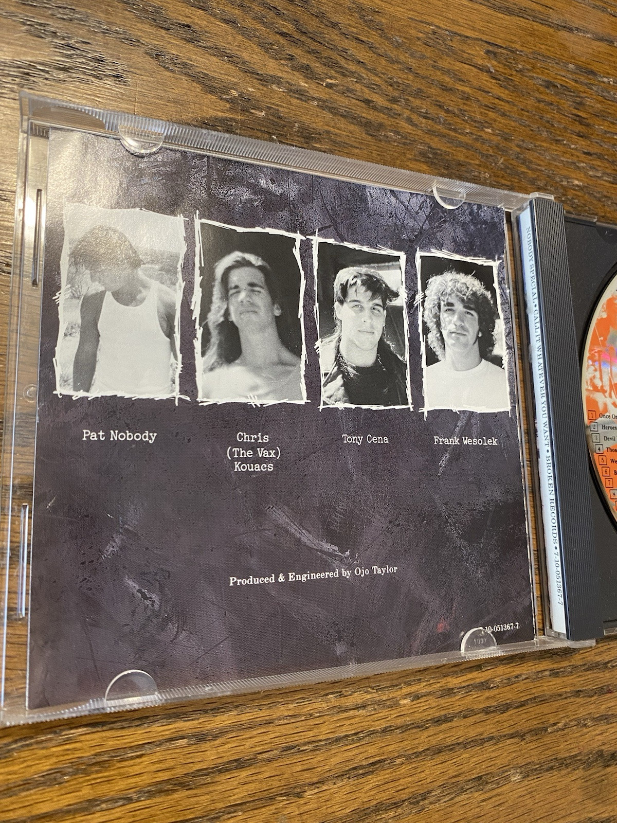NOBODY SPECIAL - Call It Whatever You Want - CD Grunge Punk 80’s Rare Oop Wierdo