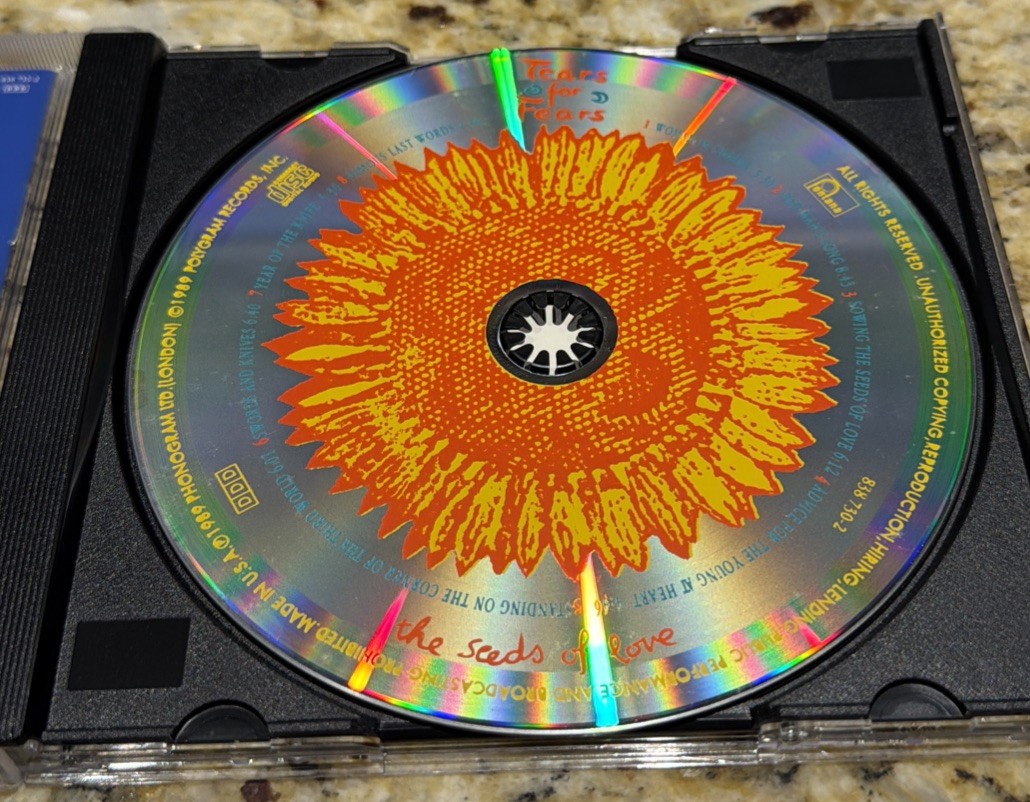 Seeds Of Love by Tears for Fears (CD, Sep-1989, Island/Mercury) FONTANA 838 7302