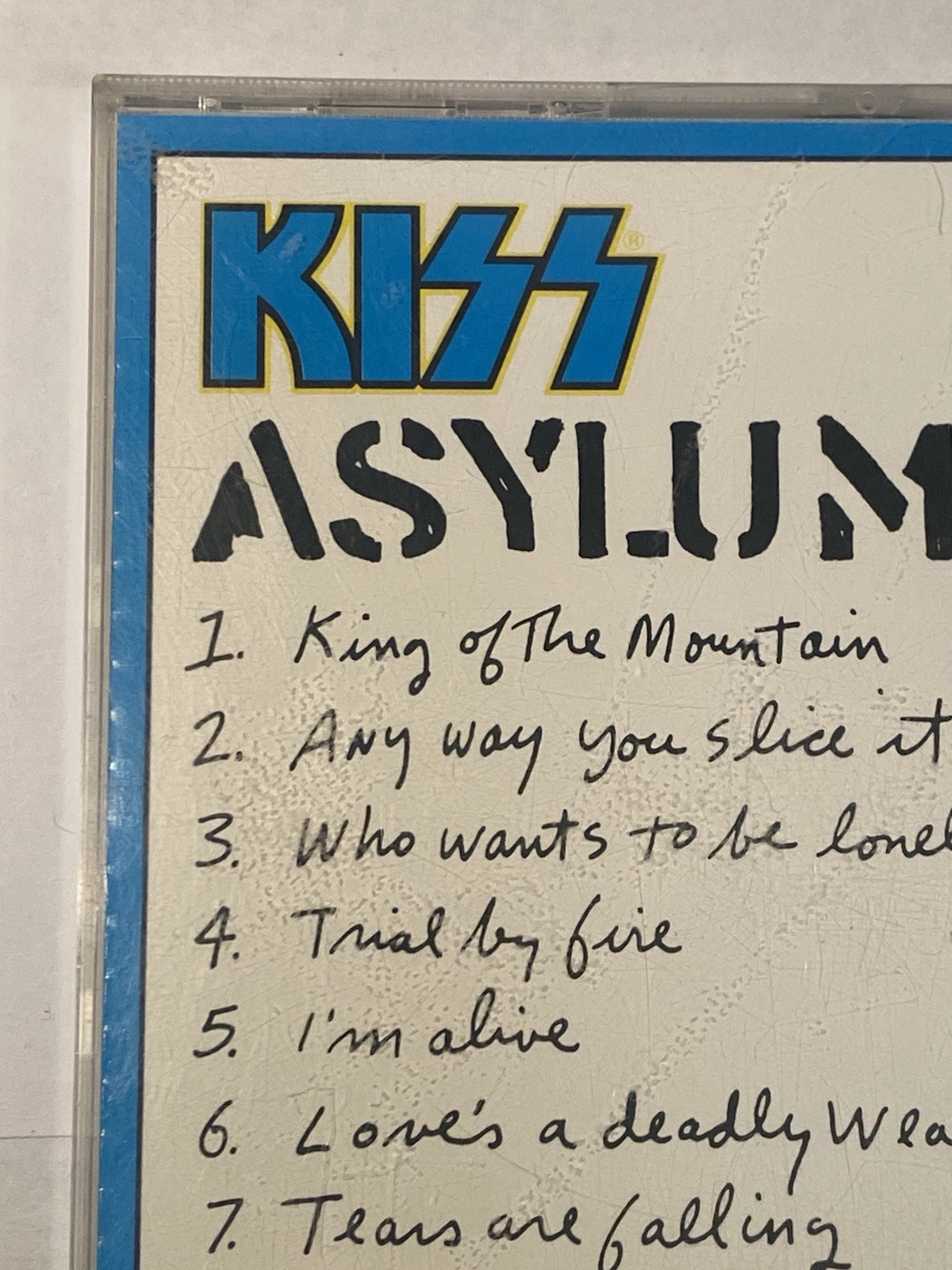 KISS CD Asylum 826 099-2 M-1 West Germany 1st USA Pressing Blue Border Vintage
