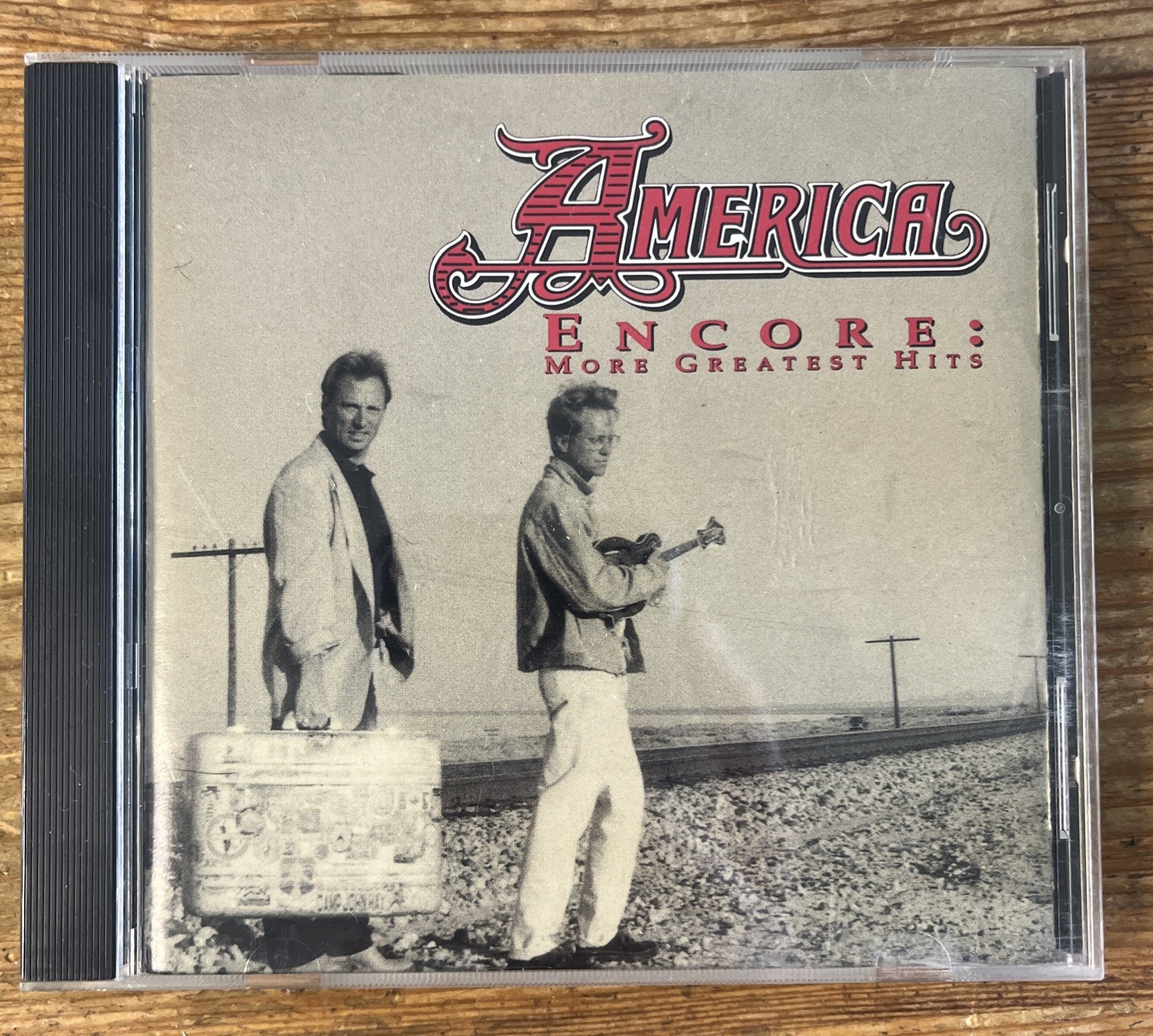 America CD Lot of 2 Encore More Greatest Hits and Self-Titled Classic Rock