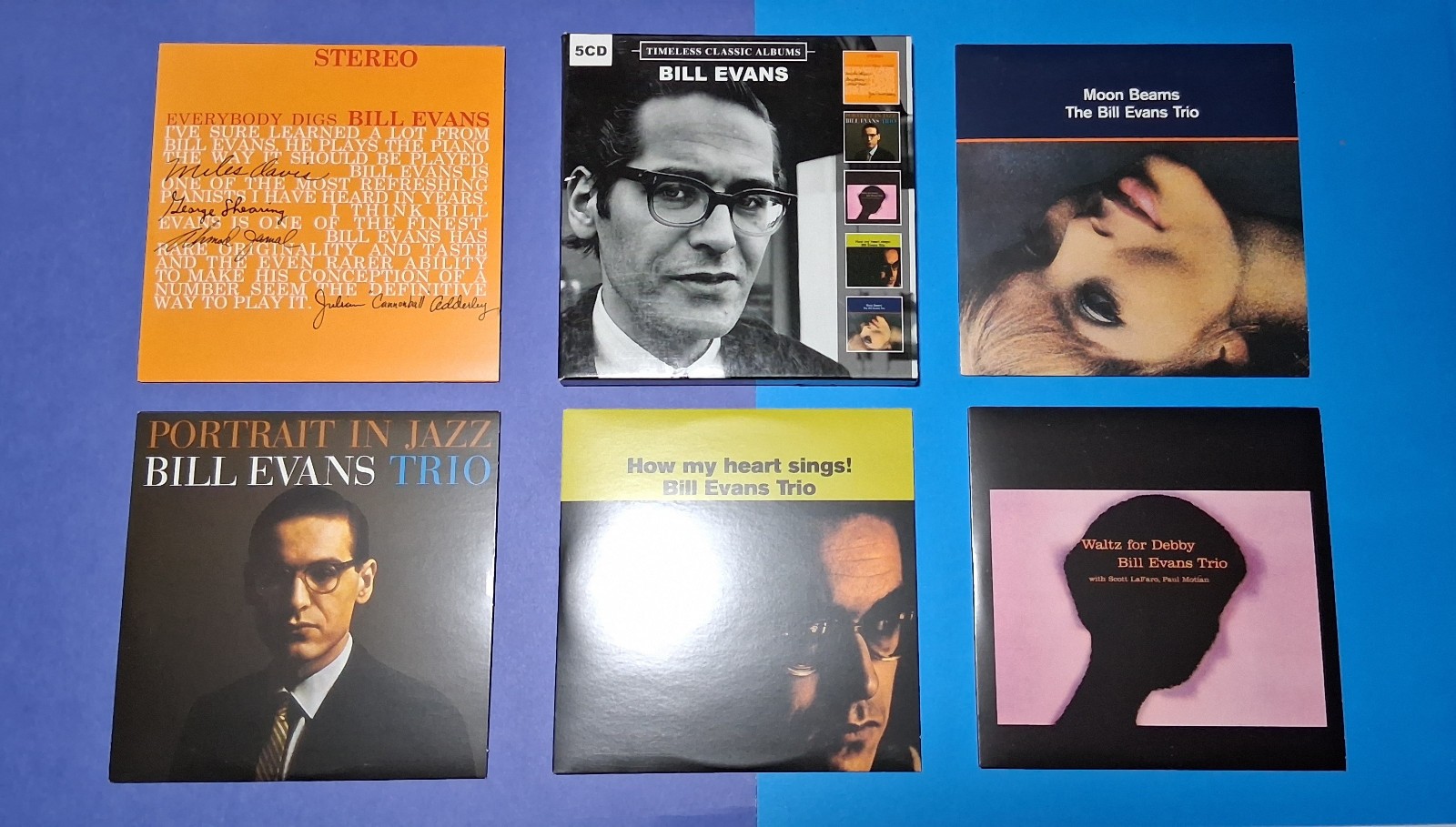 BILL EVANS 5-CD Timeless Classic Albums BOX SET []